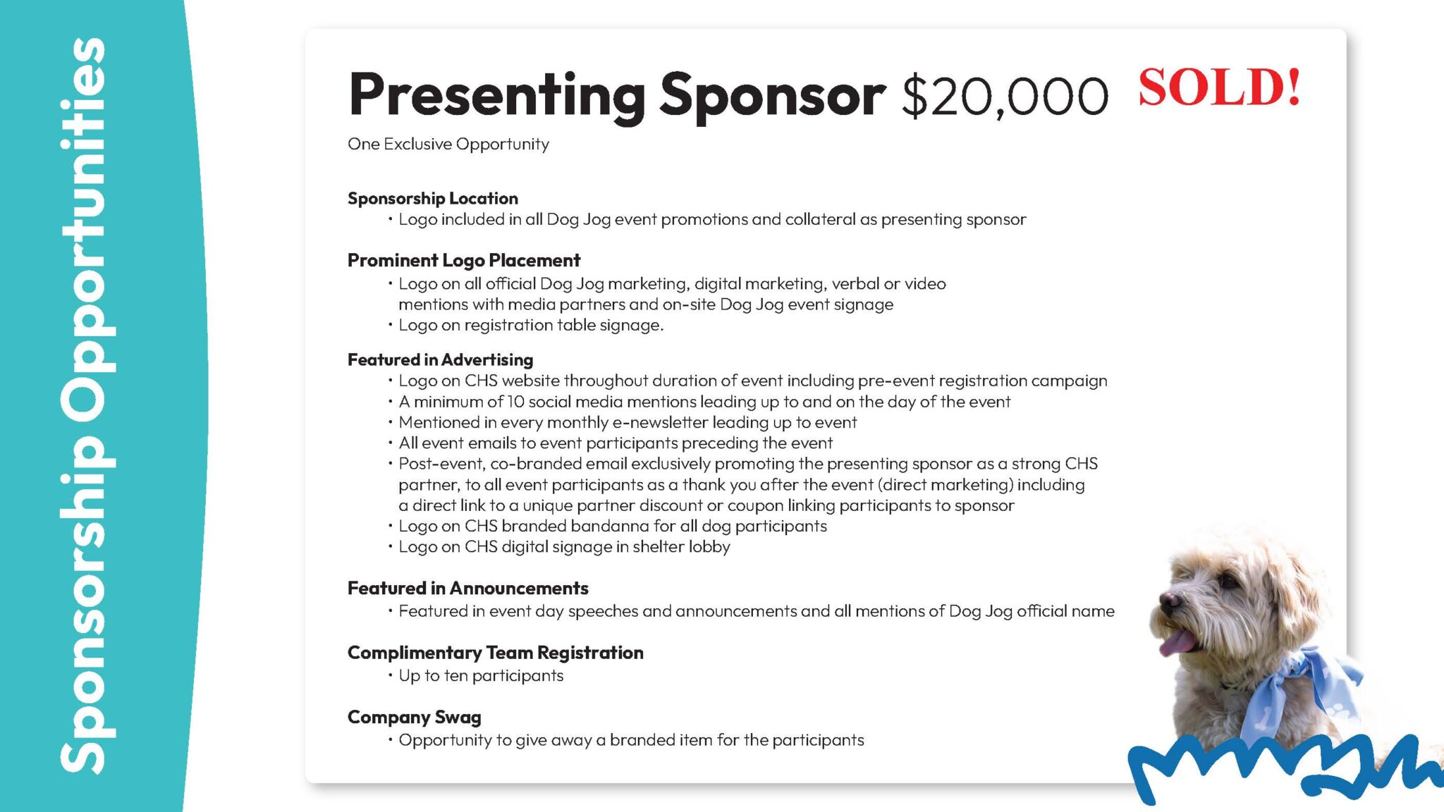 Sponsor Dog Jog! Calgary Humane Society