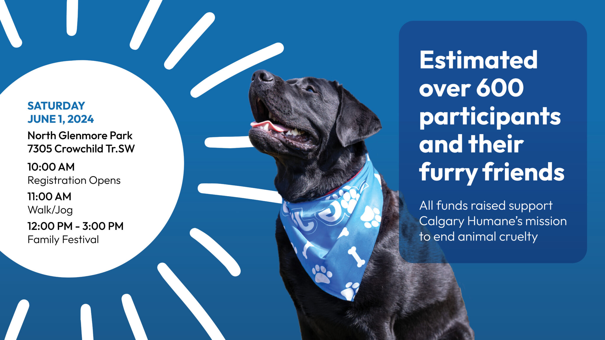 Sponsor Dog Jog! Calgary Humane Society